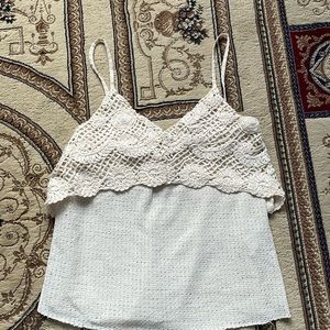 ZARA crochet top size small